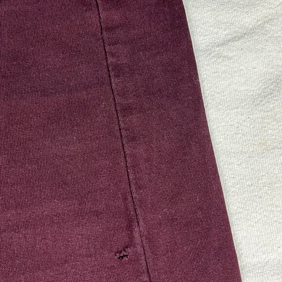 American Eagle Red Burgundy Jegging Size 4 Skinny Leg Low Rise Stretch Denim - Picture 12 of 16